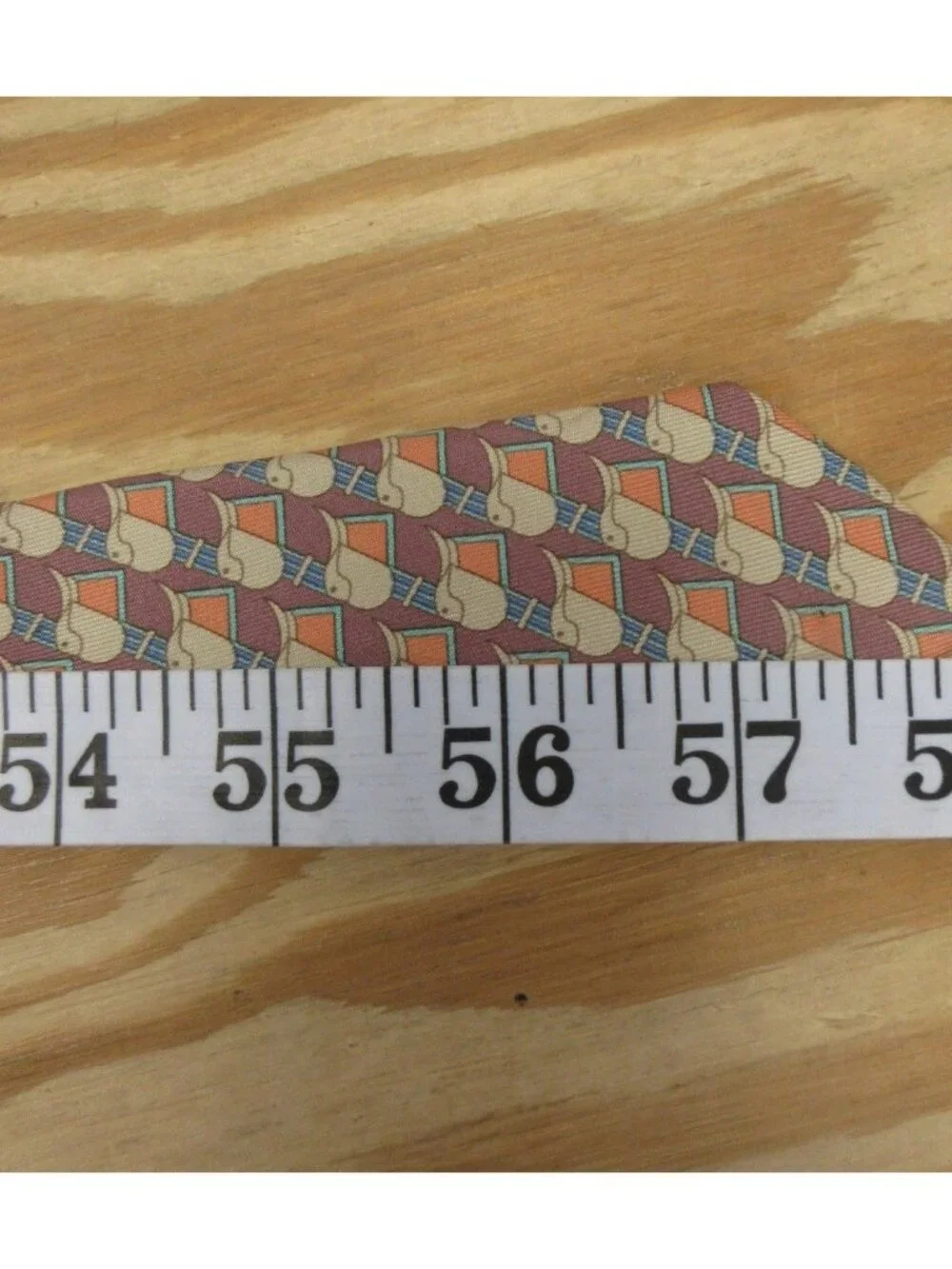 VINTAGE Hermes Neck Tie Silk Equestrian Woven Made in France 7144 FA